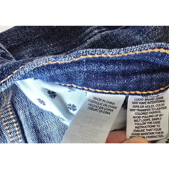 Lucky Brand Brooke Boot Jeans Women's 10/30 (28.5)*** A Dark Wash Fade - Picture 5 of 16